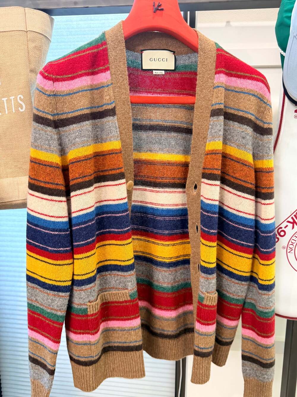 Gucci Striped Men’s Cardigan - Alessandro Michele Collection- Size Large